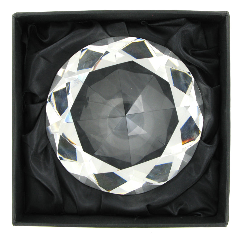 Glass Diamond Medium 3.25" Diameter with Free Engraving