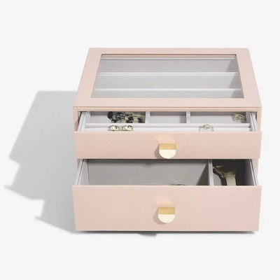 Stackers Blush Classic Jewellery Box - Set of 2 - 76058 - Engraveitnow Ltd