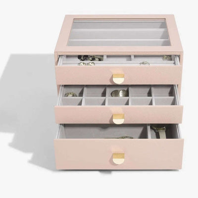 Stackers Blush Classic Jewellery Box - Set of 3 - 75887 - Engraveitnow Ltd