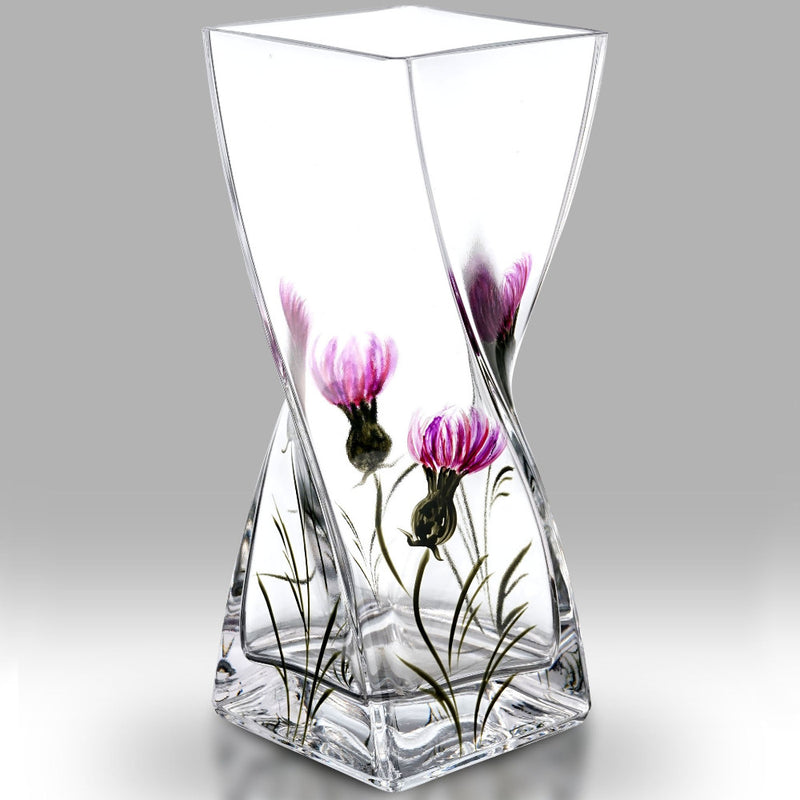 Nobile Thistle Twist Vase - 20cm