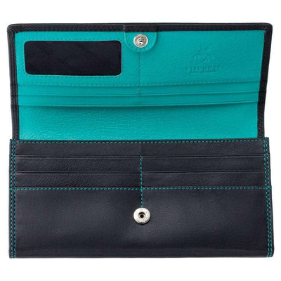 Visconti Topas Ladies Personalised Purse CD21 aqua - Engraveitnow Ltd