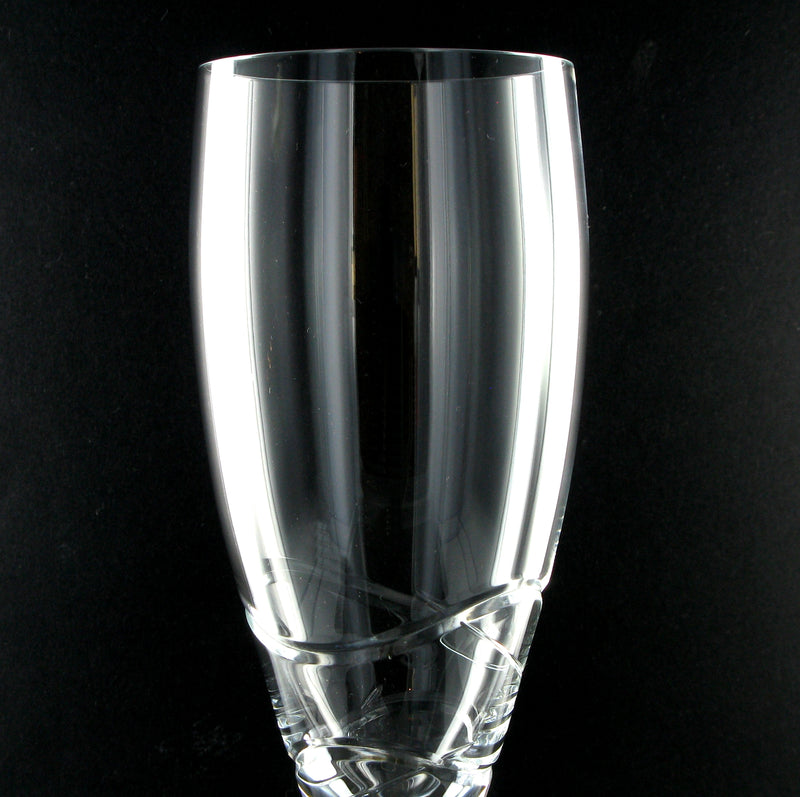 Verona Champagne Flutes Pair with Presentation Box & Free Engraving