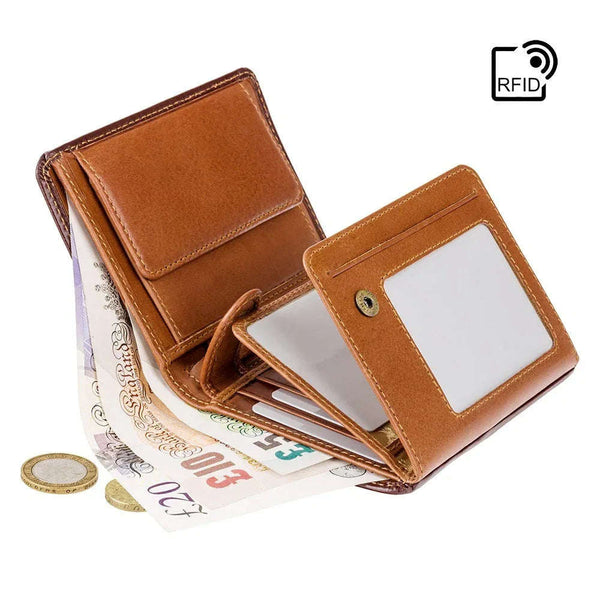 Visconti Torino TR34 Waldorf Brown & Tan Leather Wallet